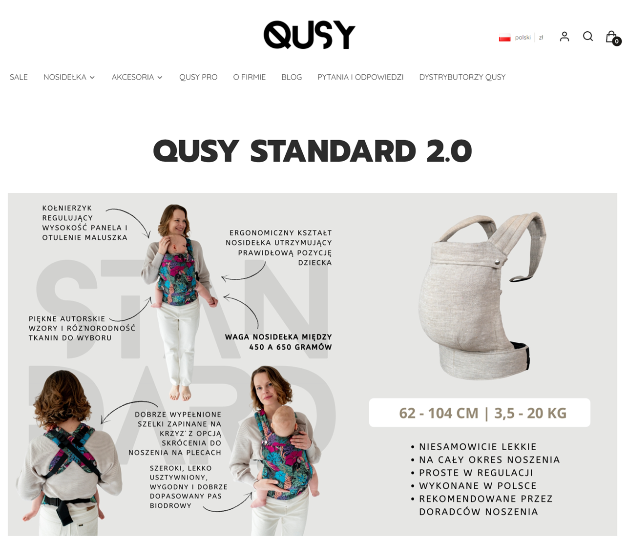 Nosidełko dla dziecka do 20 kg - alternatywa dla noszenia na rękach