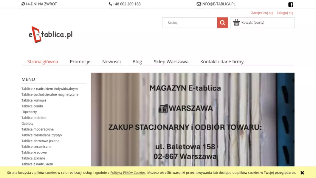 Zrzut ekranu strony