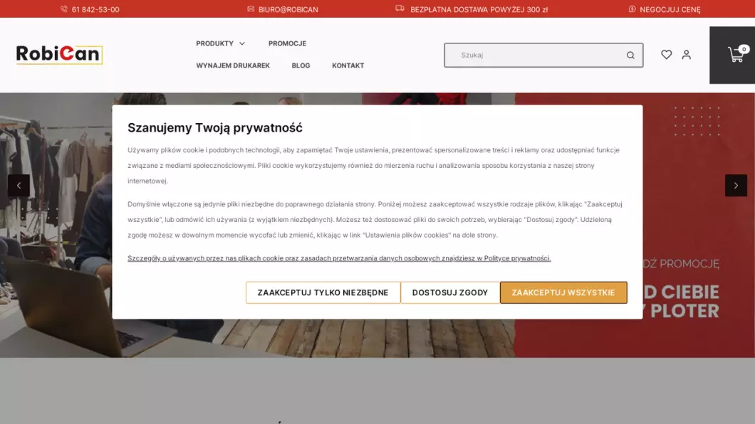 Zrzut ekranu strony